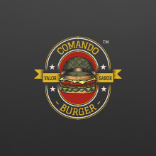 Comando Burger Identidad Corporativa. Un projet de Design , Br, ing et identité, Design graphique , et Création de logos de Juan Arráez - 14.04.2024