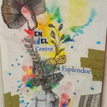 Mi proyecto del curso: Cuaderno creativo: experimenta con collage, estampación y decoupage. Un proyecto de Ilustración tradicional, Collage, Papercraft y Sketchbook de Luisina Martinez - 12.04.2024