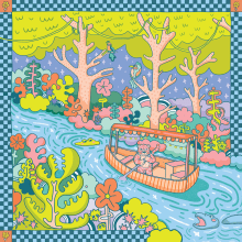 Jungle Cruise: A Tropical Take on the Forest Fantasy. Digital Illustration, Children's Illustration, and Digital Drawing project by Isabelle Walton - 04.14.2024