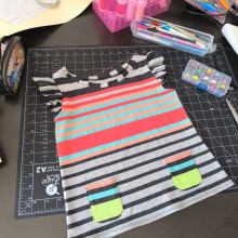 Mi proyecto del curso: Ropa infantil: técnicas de creación de patrones. Fashion, Pattern Design, Fashion Design, Sewing, Patternmaking, and Dressmaking project by Claudia Sepúlveda - 04.15.2024