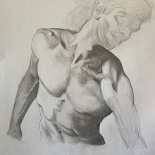 My project for course: Dynamic Figure Drawing. Fine Arts, Sketching, Pencil Drawing, Drawing, and Realistic Drawing project by Vicky - 04.13.2024