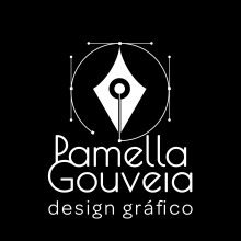 Logo - Pamella Gouveia Design Grafico. Un projet de Design  de Pamella Symonne dos Santos Gouveia - 15.04.2024