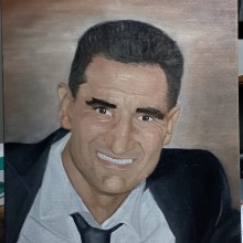 Pinte el retrato de mi padre. Un proyecto de Bellas Artes, Pintura, Ilustración de retrato y Pintura al óleo de jeandiegodho - 14.04.2024