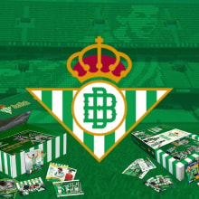 Real Betis Balompié. Graphic Design, Marketing, Packaging, Social Media, 2D Animation, Creativit, Digital Marketing, Instagram, and E-commerce project by Nebular - 04.16.2024