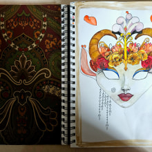 My project for course: Inside a Creative Notebook: Explore Your Illustration Process. Traditional illustration, Sketching, Creativit, Drawing, Watercolor Painting, Children's Illustration, Sketchbook, and Gouache Painting project by Donna Gilliard - 04.16.2024