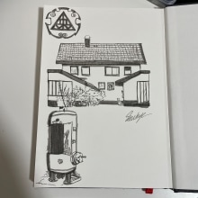 Drawing of my home. Un proyecto de Lifest y le de Philip Shevchuk - 25.12.2023
