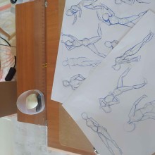 Mi proyecto del curso: Dibujo anatómico para principiantes. Fine Arts, Sketching, Pencil Drawing, Drawing, Realistic Drawing, and Figure Drawing project by sejoforga - 04.16.2024