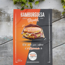 Cartel publicitario para negocio de Food Truck. Un projet de Design graphique, Conception d'affiches et Illustration numérique de Andrea Vo - 25.09.2023