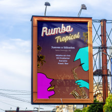 Rumba Tropical Ein Projekt aus dem Bereich Design, Werbung und Grafikdesign von Milton Blanquin - 17.04.2024