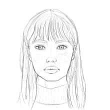 My project for course: Portrait Sketchbooking: Explore the Human Face. Un projet de Esquisse , Dessin, Dessin de portrait, Dessin artistique , et Carnet de croquis de Andre Lotterie - 18.04.2024