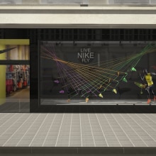 PROYECTO ESCAPARATISMO NIKE. Br, ing, Identit, Lighting Design, Creativit, 3D Design, and Retail Design project by Anais Chico - 04.18.2024