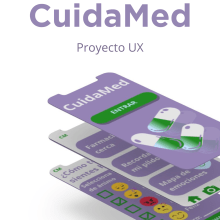 CuidaMed. Un projet de UX / UI, Webdesign, Conception mobile , et Conception numérique de Arlen Fernández Plasencia - 18.04.2024