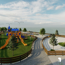 Malecón Costanera de San Miguel - Lima Perú Ein Projekt aus dem Bereich 3D, Architektur, L und schaftsbau von Naomi Terrones Marin - 19.04.2024