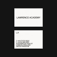 Lawrence Academy. Br, ing e Identidade, Design gráfico, e Design de logotipo projeto de Jimmy Franco - 19.04.2024
