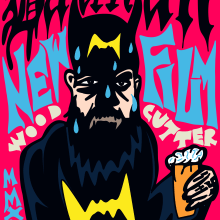 Nueva peli del Batman. Ilustração vetorial e Ilustração digital projeto de woodcutter Manero - 21.04.2024