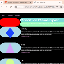 Mi proyecto del curso: HTML, CSS y JavaScript para principiantes. Un progetto di Programmazione, Web design, Web development, CSS, HTML, JavaScript e Sviluppo di prodotti digitali di Ainhoa González Martín - 31.03.2024