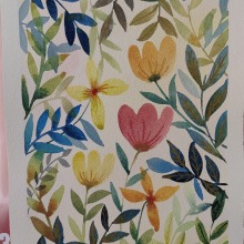 Mi proyecto del curso: Acuarela floral: conecta con la naturaleza. Un projet de Illustration traditionnelle, Peinture, Aquarelle et Illustration botanique de carla perez - 21.04.2024