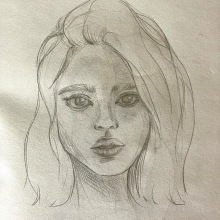 My project for course: Portrait Sketchbooking: Explore the Human Face. Un proyecto de Bocetado, Dibujo, Dibujo de Retrato, Dibujo artístico y Sketchbook de Dorottya Vs - 22.04.2024