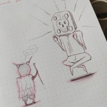 Mi proyecto del curso: Diario de dibujo: crea personajes fantásticos. Un progetto di Character design, Bozzetti, Disegno a matita, Disegno e Sketchbook di camilo-lopez-2002 - 22.04.2024