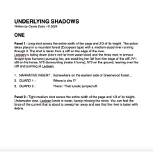 Underlying shadows. Un proyecto de Cómic, Stor, telling, Guion, Narrativa, Escritura de ficción y Escritura creativa de annween - 23.04.2024