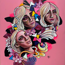 The Three Sisters. Un progetto di Pittura e Pittura acrilica di Nicola Hankins - 23.04.2024