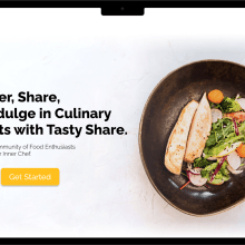 Tasty Share Course Project . UX / UI, Web Design, Mobile Design, Digital Design, App Design, and Digital Product Design project by Brandon Alberto - 04.24.2024