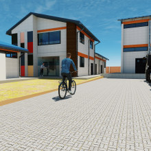 Diseño Planta Procesadora de Trigo, Panadería y Oficinas, Cochabamba Bolivia. Un proyecto de Arquitectura y Modelado 3D de Eber Cruz Alfaro - 24.04.2024