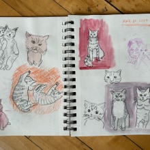 My project for course: Sketchbook Exercises for Artistic Growth. Traditional illustration, Fine Arts, Sketching, Drawing, and Sketchbook project by Atsuko - 03.22.2024