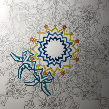 INTRODUZIONE ALL'ARTE ISLAMICA. Fine Arts, Lighting Design, Painting, Pattern Design, Watercolor Painting, Artistic Drawing, Floral, and Plant Design project by Rita B - 04.25.2024