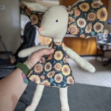 My project for course: Designing and Making Your Own Soft Toy. Character Design, Arts, Crafts, To, Design, Sewing, Patternmaking, and Dressmaking project by Meadow - 04.25.2024