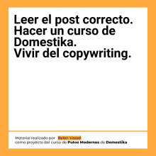Mi proyecto del curso: Copywriting para copywriters. Publicidade, Cop, writing, Stor, telling, e Comunicação projeto de sarabelenvassel - 25.04.2024