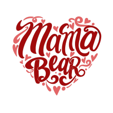 Mama Bear Heart (Mama Osa). Un proyecto de Ilustración tradicional, Tipografía, Caligrafía, Lettering digital, Diseño digital, H, lettering y Dibujo digital de Mimi Mar - 26.04.2024