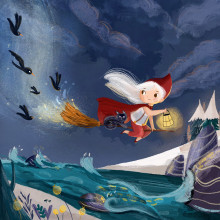 My project for course: Children’s Illustration with Procreate: Paint Magical Scenes. Digital Illustration, Children's Illustration, Digital Painting, and Picturebook project by Kristina Gabdullina - 04.26.2024
