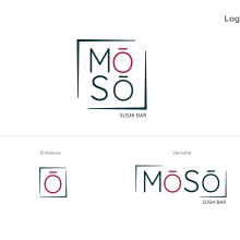 Identidad visual de un restaurante de sushi llamado Mōsō Sushi Bar. Br, ing e Identidade, e Design gráfico projeto de Lilibeth Mendes Simoes - 26.04.2024