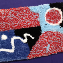 Mi proyecto del curso: Técnica tufting para la creación de alfombras. Arts, Crafts, Decoration, Fiber Arts, DIY, and Textile Design project by f.tetuan.b - 04.26.2024