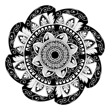 Mi proyecto del curso: El arte de dibujar mandalas: crea patrones geométricos. Un projet de Dessin et Illustration à l'encre de _luxiliu_ - 28.04.2024