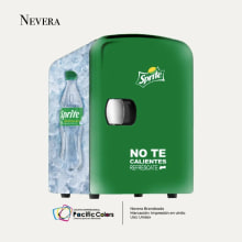 NEVERA BRANDEADA. Advertising project by Fausto Martin Medellin - 04.27.2024