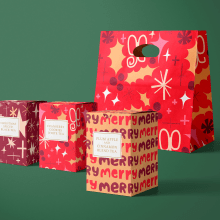 Christmas tea. Packaging, Pattern Design, Drawing, Digital Illustration, Textile Illustration, and Digital Drawing project by Cris Tamay - 10.31.2023