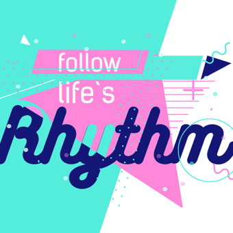 Follow life´s Rhythm. Motion Graphics, Animação, e Design de som projeto de Luz Victoria Romero - 06.10.2017