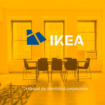 IKEA, Identidad corporativa. Un proyecto de Diseño, Dirección de arte, Br, ing e Identidad, Bellas Artes, Diseño, creación de muebles					, Diseño gráfico, Marketing, Tipografía, Señalética y Diseño de iconos de Lola Téllez - 10.10.2017