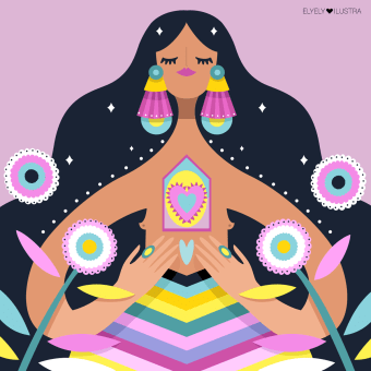 Mujeres Ilustradas. Traditional illustration, Vector Illustration, and Digital Illustration project by Ely Ely Ilustra - 10.19.2018