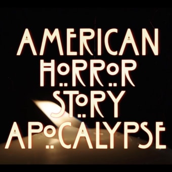 American Horror Story "Apocalypse" títulos de crédito. Design de títulos de crédito projeto de Silvia Grav - 13.12.2018