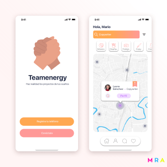 Mi Proyecto del curso: Teamenergy. UX / UI, and App Design project by mario_d - 03.02.2020
