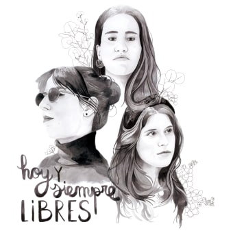 8M - Hoy y siempre libres. Traditional illustration, Graphic Design, Pencil Drawing, Watercolor Painting, Portrait Illustration, Portrait Drawing, Realistic Drawing, and Artistic Drawing project by Anna Valpuesta Farré - 03.08.2020