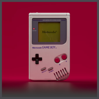 GAME BOY. Product Design, Audiovisual Production, 3D Animation, 3D Modeling, Video Games, and 3D Design project by Jesús Parras Chica - 07.10.2020