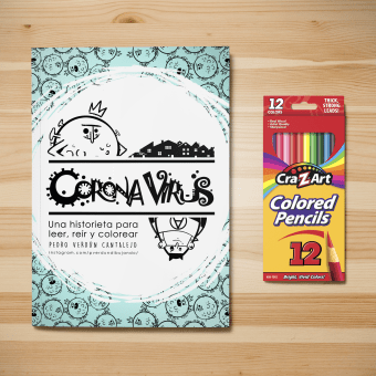 CORONA VIRUS. Una historieta para leer, reír y colorear.. Education, Comic, Children's Illustration, Instagram, and DIY project by Pedro Verdún Cantalejo - 04.07.2020