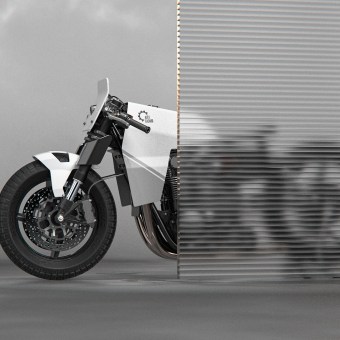 Yamaha XS 650 Cafe Racer Concept R Ein Projekt aus dem Bereich Design, 3D, Design von Kraftfahrzeugen, Industriedesign, Produktdesign, 3-D-Modellierung und 3-D-Design von Àlex Casabò - 30.06.2021
