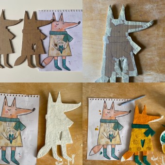 My project in Paper Mache for Beginners: Sculpt a Colorful Character course. Design de personagens, Design de brinquedos, To, e Art projeto de Giulia Panto - 27.07.2021