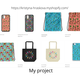 My project in Print-on-Demand for Creatives: Design and Sell Your Own Products course. Gestão de design, Marketing, Desenvolvimento de portfólio, Marketing digital, e E-commerce projeto de Kristýna Hrášková - 20.09.2021