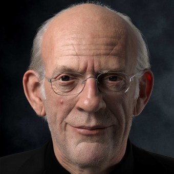 Portrait of Christopher Lloyd. 3D, VFX, 3D Modeling, and 3D Character Design project by Davide Sasselli - 03.16.2020